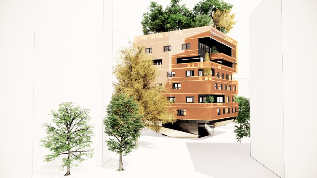Bâtiment végétalisé
l'orange Box Végétalisée
Architecture durable by Frédéric TABARY